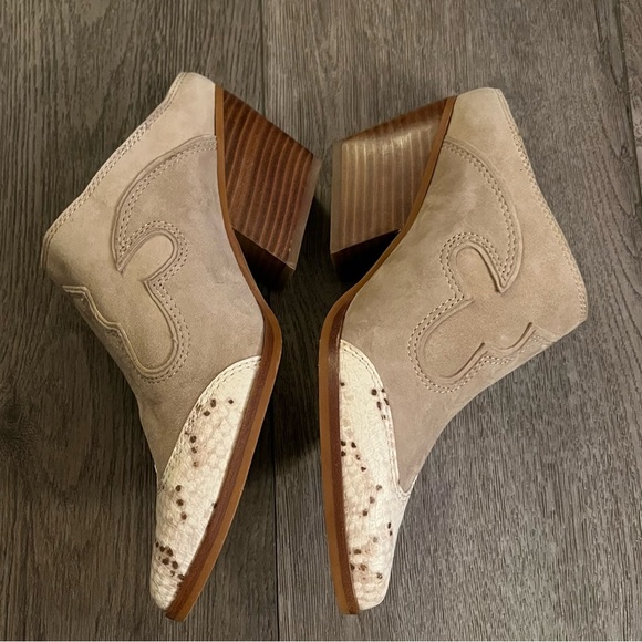 Dolce Vita Lars Western Dress Mules Boot Shoes Size 10 - Picture 6 of 10